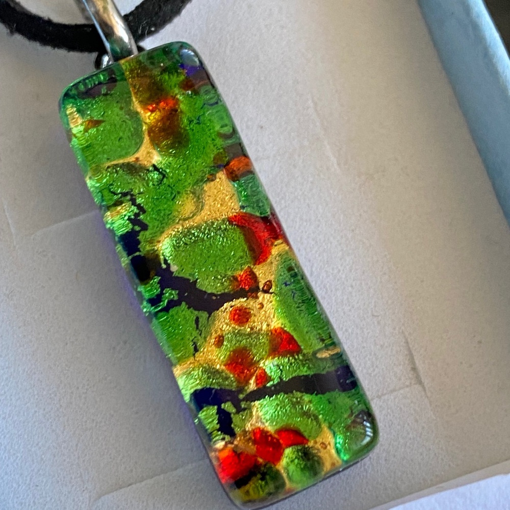 Handmade Vintage Vetro di Murano glass pendant - Made in Italy